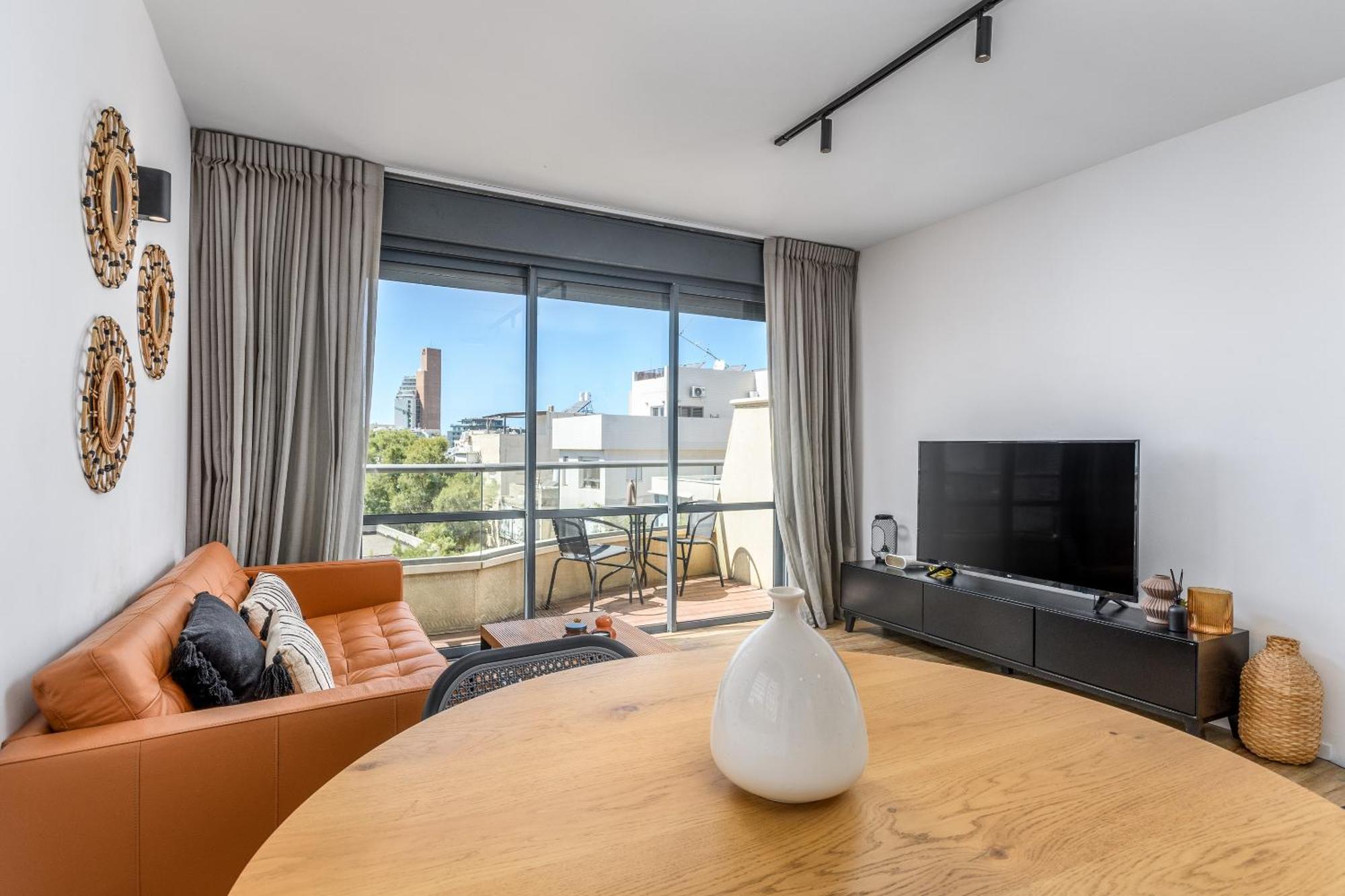 Modern & Sunny 1 Bdr W Balcony And Parking Apartamento Tel Aviv Exterior foto