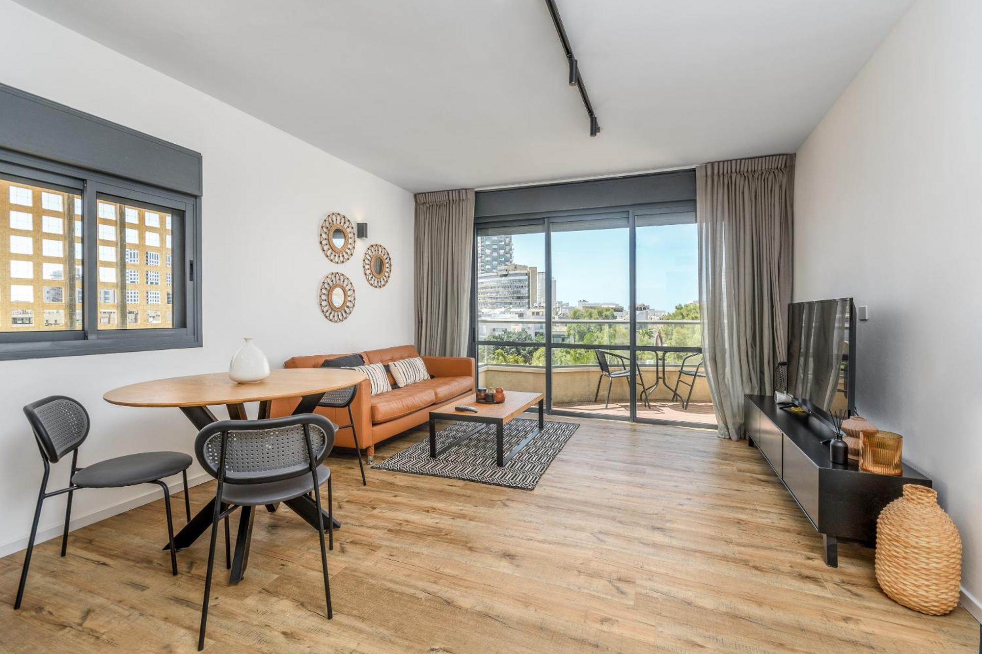 Modern & Sunny 1 Bdr W Balcony And Parking Apartamento Tel Aviv Exterior foto